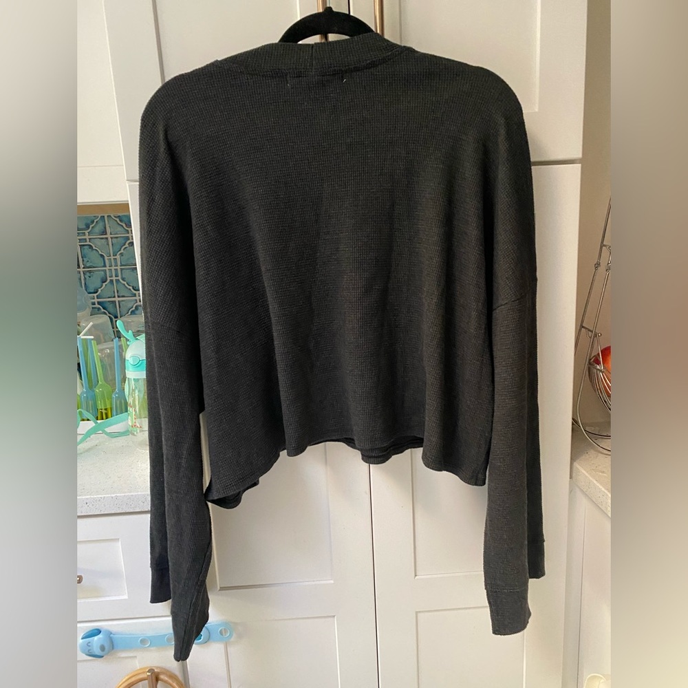 Project Social T cropped grey sweatshirt. Never worn. - Picture 2 of 5